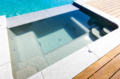 Spa pool available from Compass Pools NZ